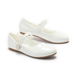 White Amara Mary Jane Shoes
