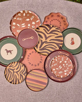 Plume Dinner Plate Set - Copper