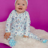 Zip-Up Footie Pajama - Monsters, Inc. Medley