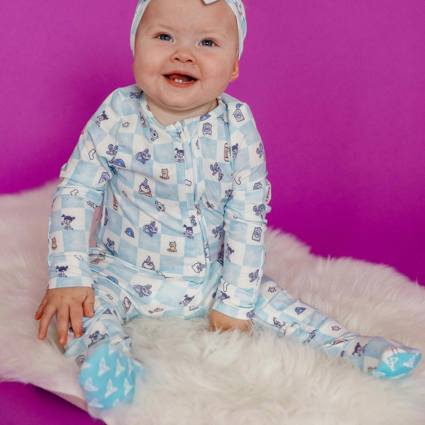 Zip-Up Footie Pajama - Monsters, Inc. Medley