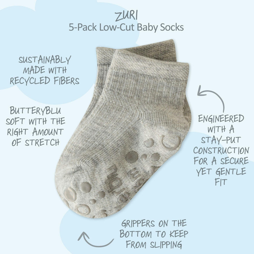 ZURI 5-Pack Baby & Toddler Socks
