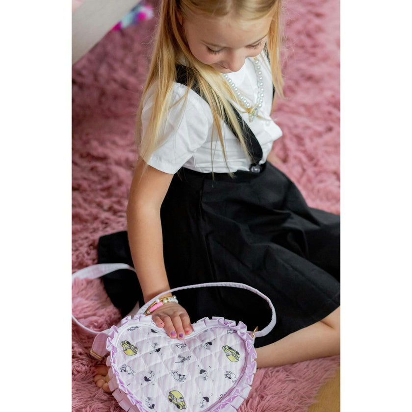 Eloise Quilted Heart Purse