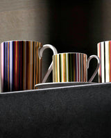 Mug Cup STRIPES Jenkins 148 in Luxury Box diam. 3", H "3.9, cap. 12.5 oz