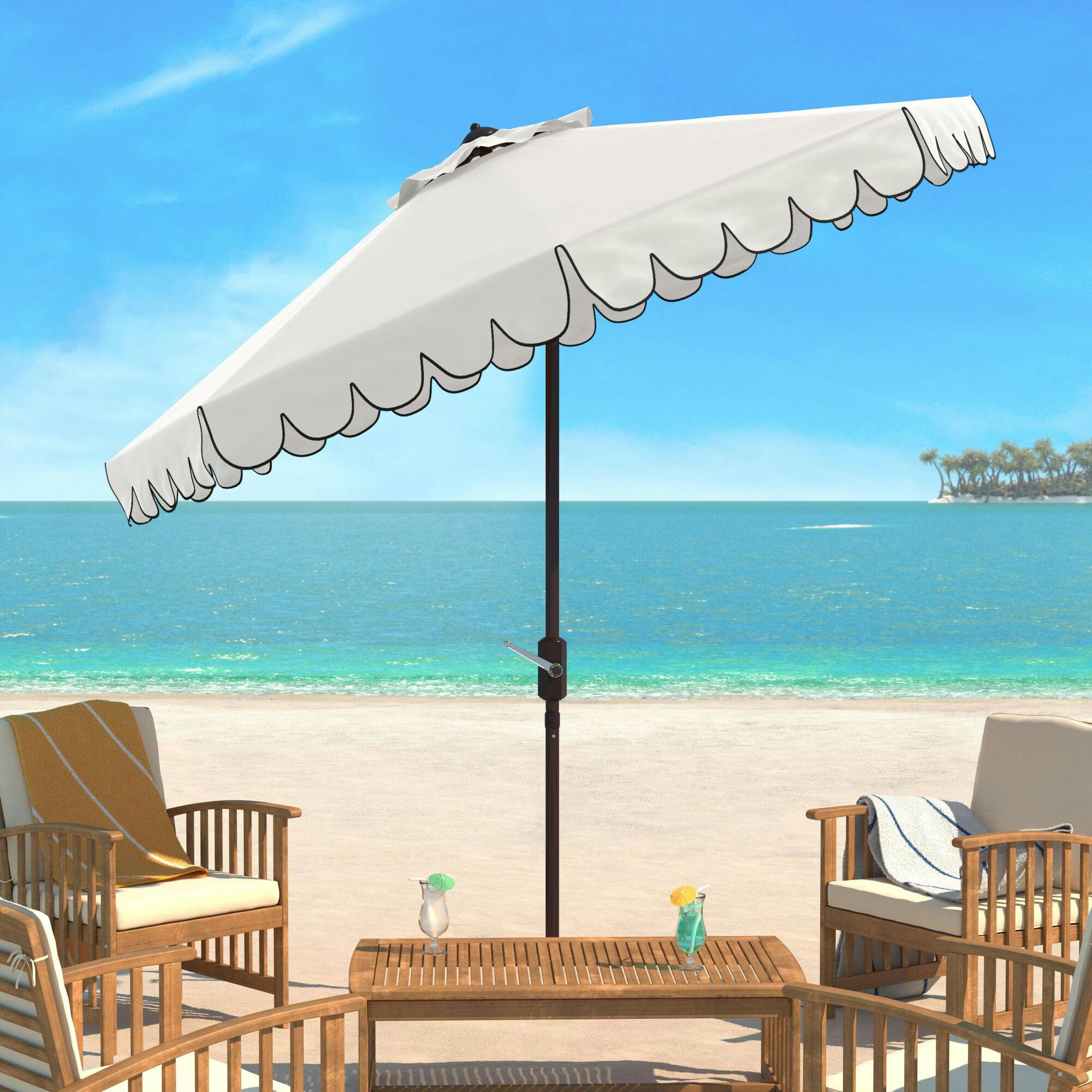 Dorinda Scalloped Patio Umbrella