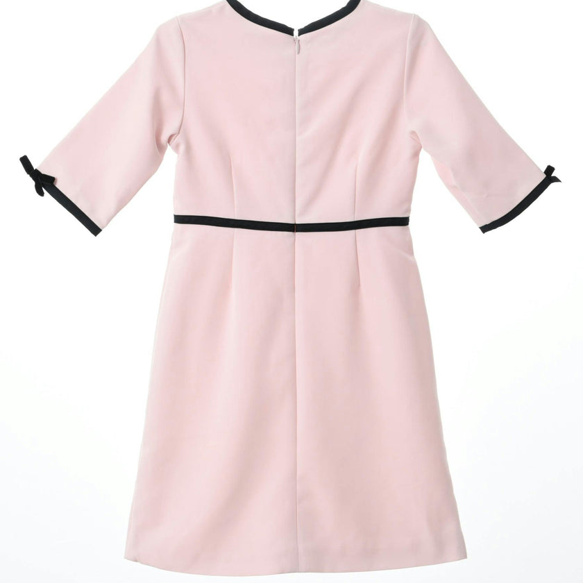 Anais bow dress (blush pink)