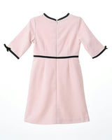 Anais bow dress (blush pink)