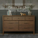 Alouette 7-Drawer Wide Assembled Dresser (56")