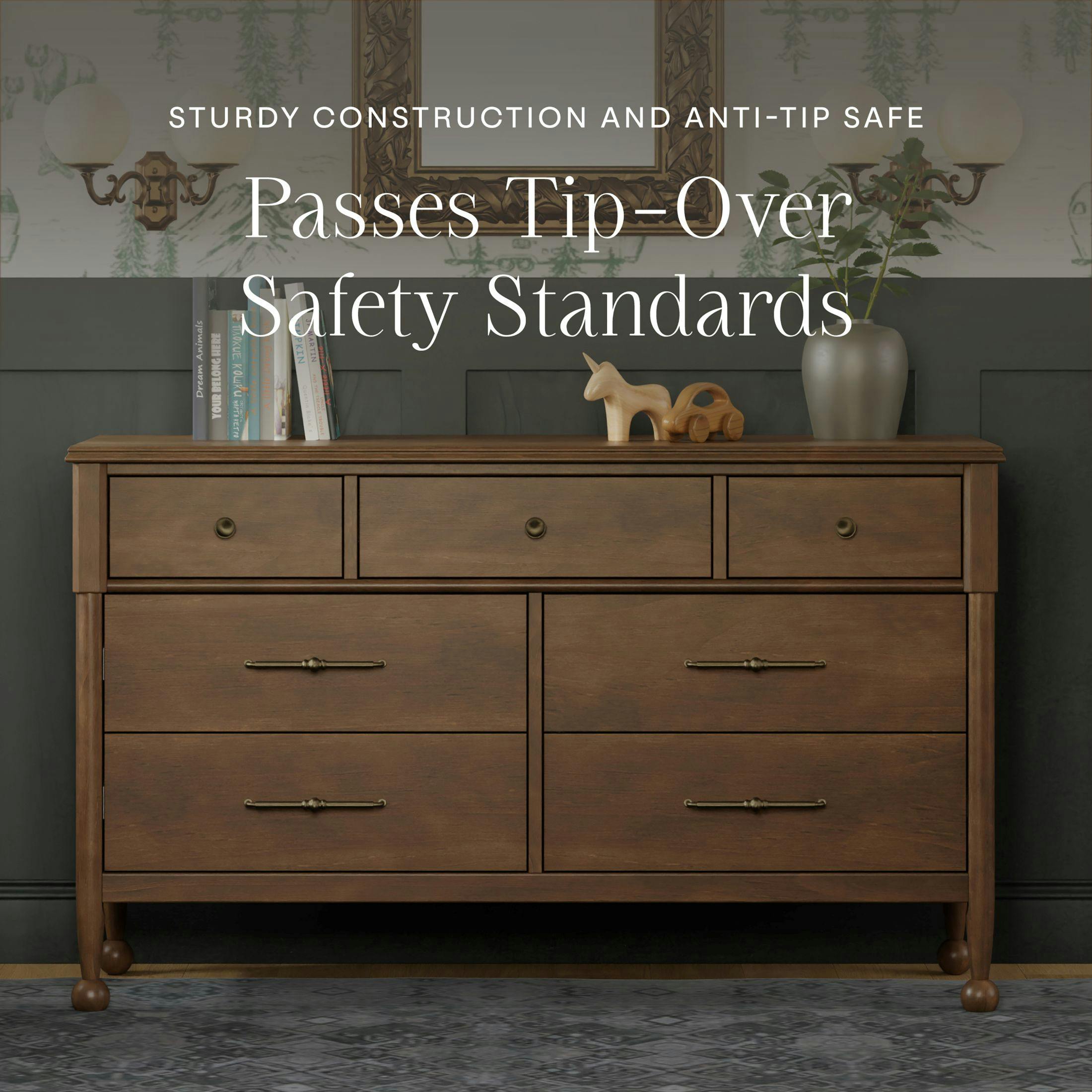 Alouette 7-Drawer Wide Assembled Dresser (56