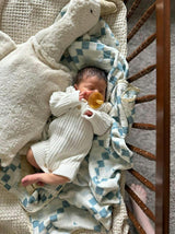 Grandma's Goose QUILTED 6 Layer Gauze Blanket