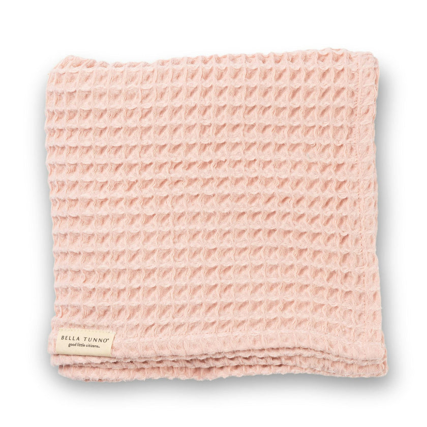 Waffle Baby Blanket Blush