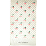 Cherries Squares Large Beach Towel