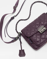 Raisin Small Crosby Lock Crossbody