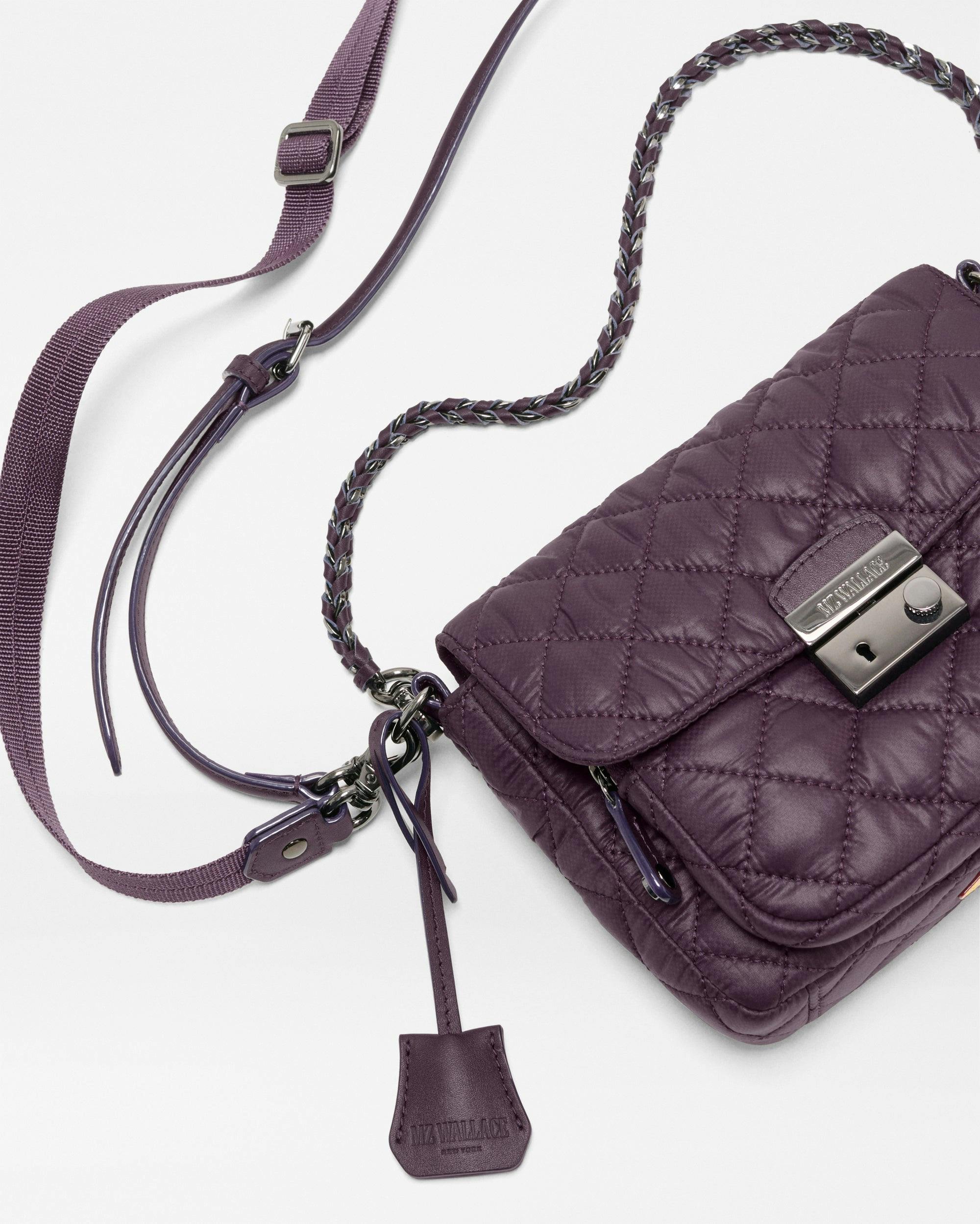 Raisin Small Crosby Lock Crossbody