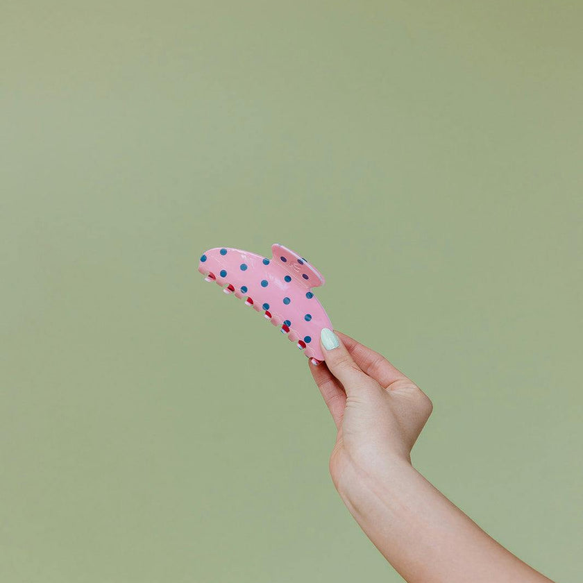 POLKA DOT & STRIPED OVERSIZED CLAWS