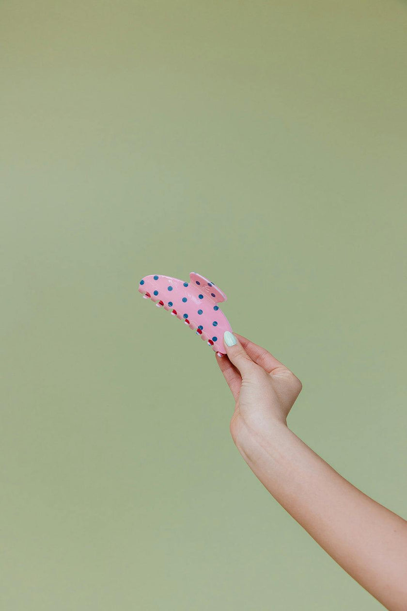 POLKA DOT & STRIPED OVERSIZED CLAWS