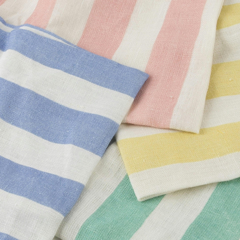 Stripe Ruffle Fabric Napkins