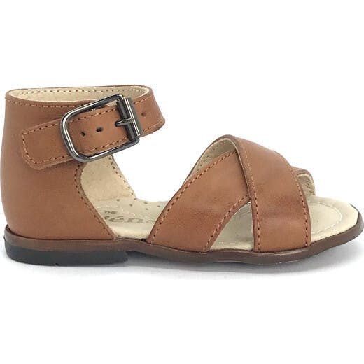 Athina Ankle Strap Sandal, Brown