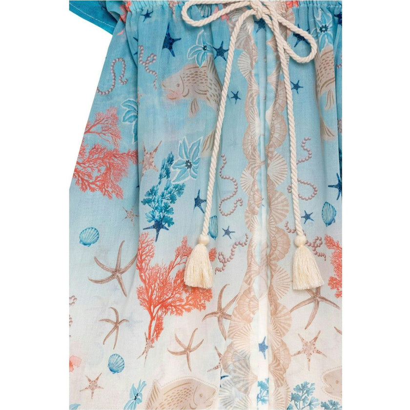 Salma Kids’ Tunic Cover Up, Blue