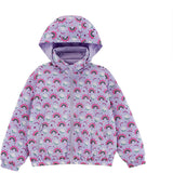 Max Reversible Rain Jacket Windbreaker, Purple Rainbow