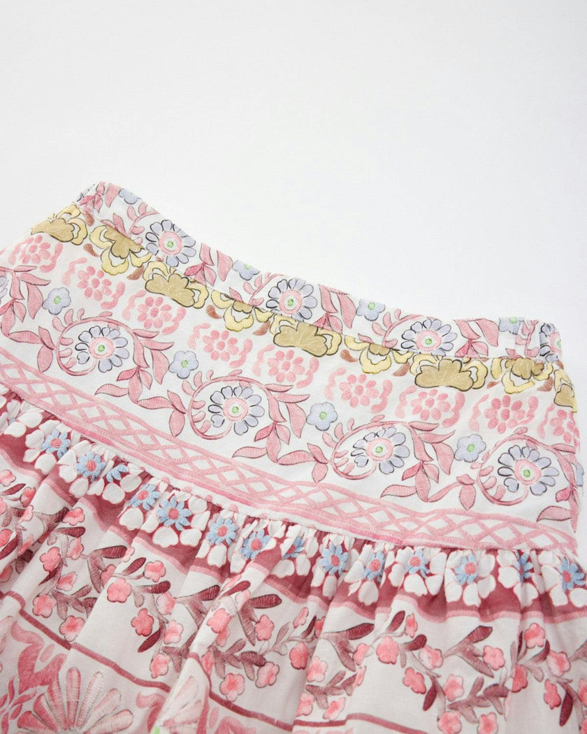 Lara Embroidered Maxi Skirt