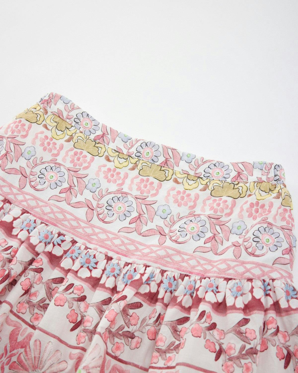 Lara Embroidered Maxi Skirt
