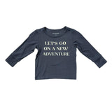Boys Long Sleeve Tee in Let's Go On A New Adventure