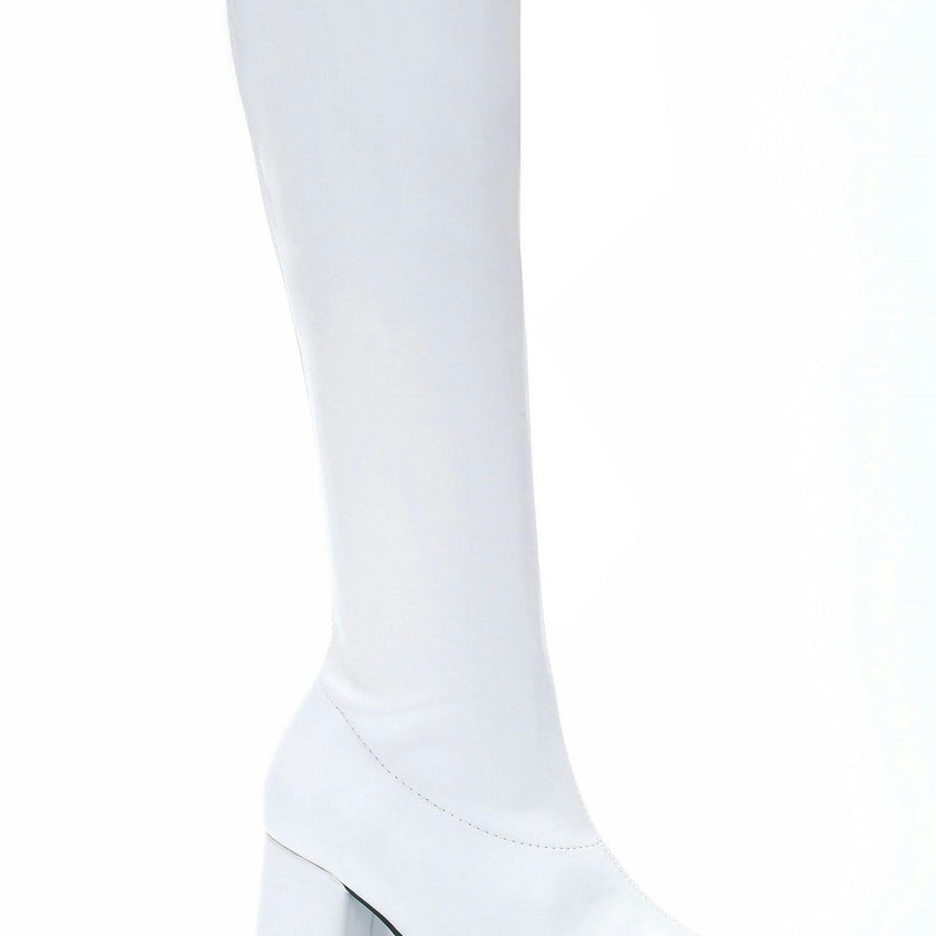 White Patent Gogo Boot