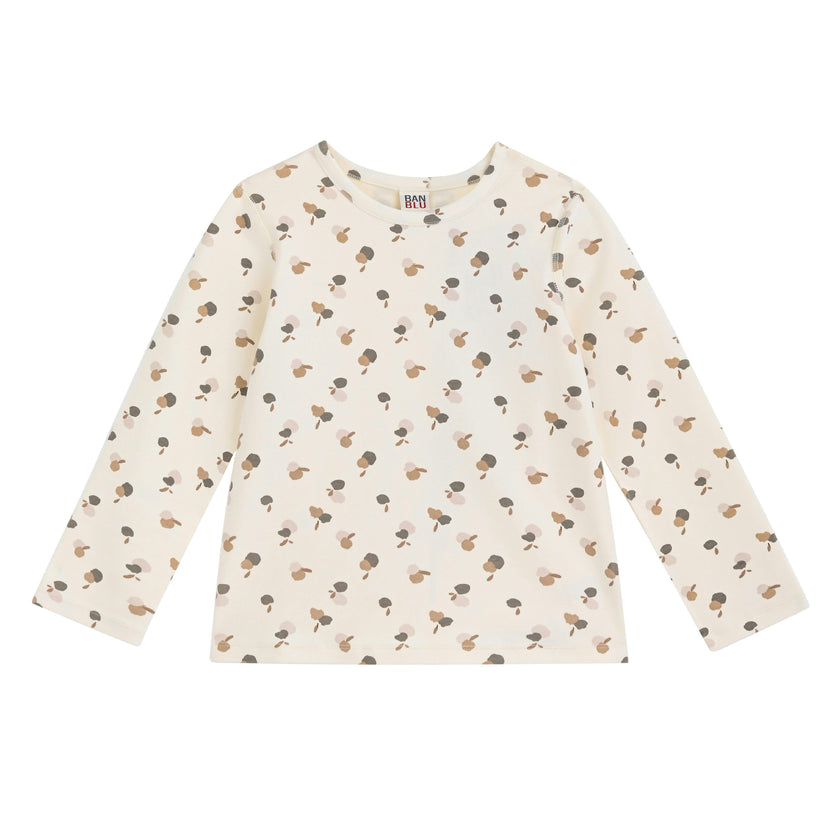 Cream Acorn Cotton Pajama Set