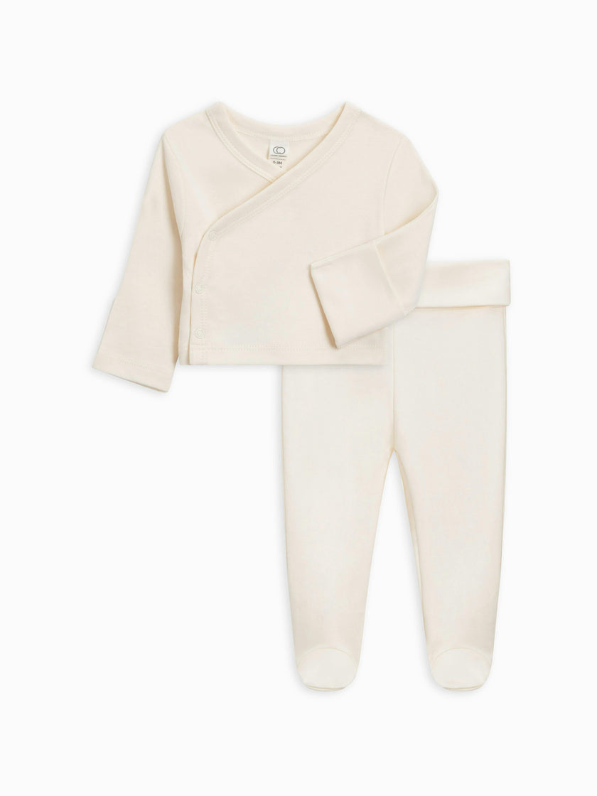 Classic Riley 2 Piece Kimono Wrap Top and Pant Set