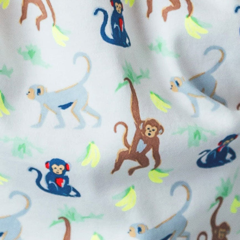 The Organic Long Sleeve Pajama Set [Monkeying Around]