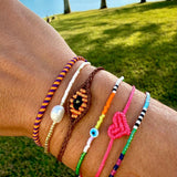 Carolyn Pearl Beaded Bracelet