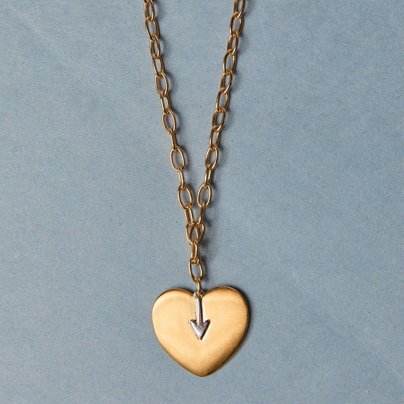 Arrow Heart Necklace