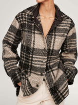 Faye Shirt | Fuzzy Plaid