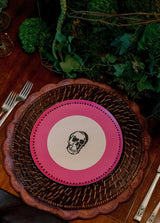 Bewitched Appetizer Plate Set - Electric Pink