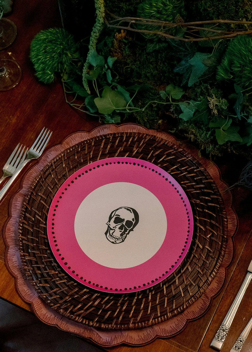 Bewitched Appetizer Plate Set - Electric Pink
