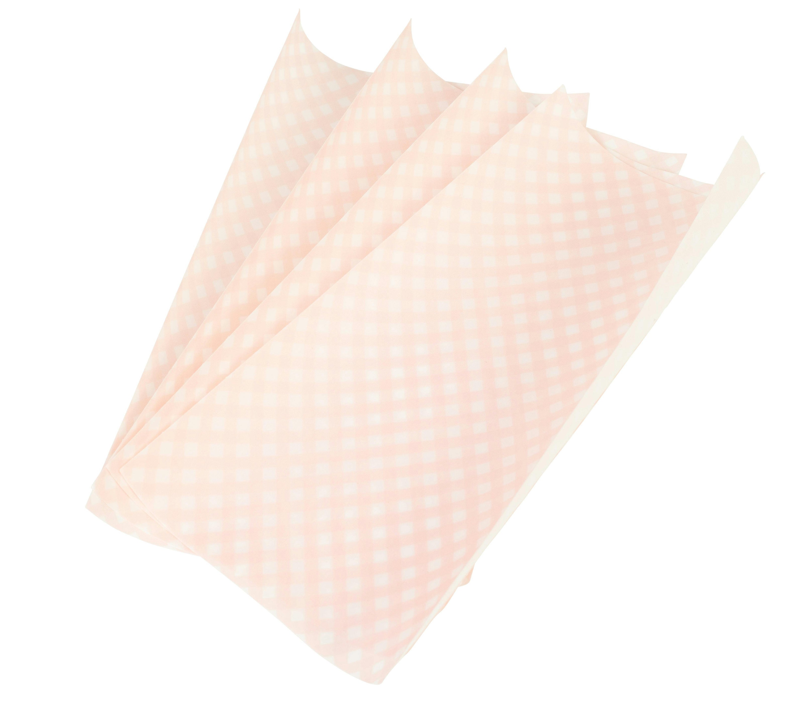 Applique Sheets in Pink Gingham