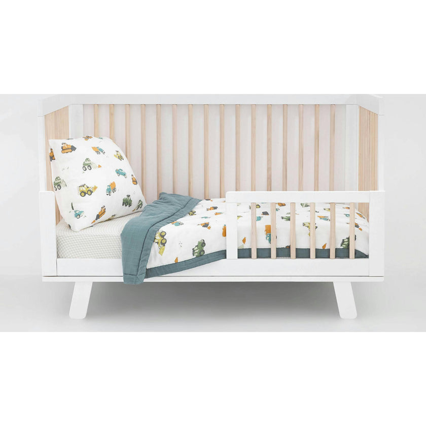 Cotton Muslin Toddler Comforter - Work Trucks