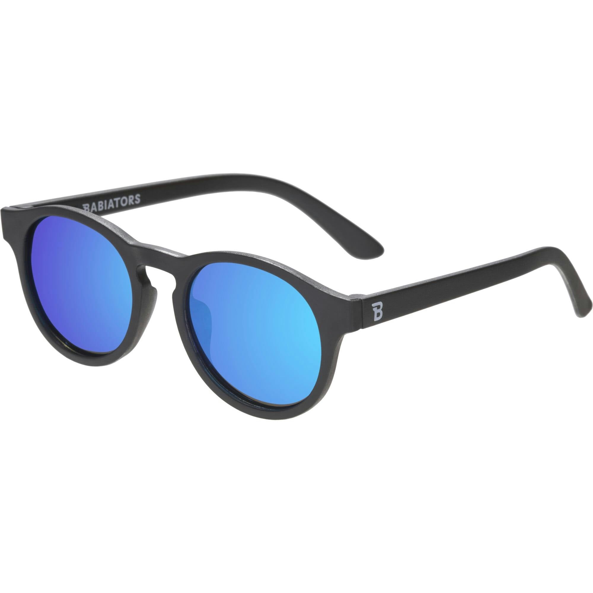 Polarized Keyhole Sunglasses: Jet Black