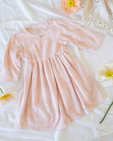 Tie-dye Dress in Baby Pink
