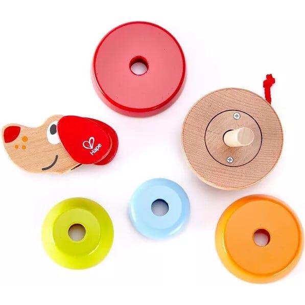 Hape: Pepe Sound Stacker - 6pc Wooden Toy
