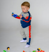 Sporty Color block Sweatshirt