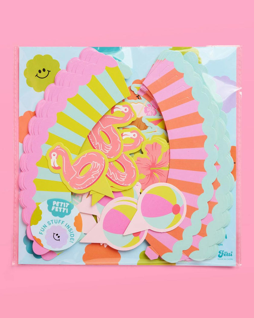 Pool Party Toppers - 24 wrappers + toppers