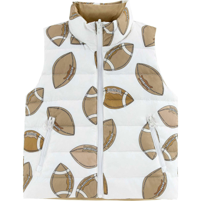 Casey Reversible Down Vest, Tan