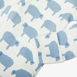 Baby organic animal friends zip footie