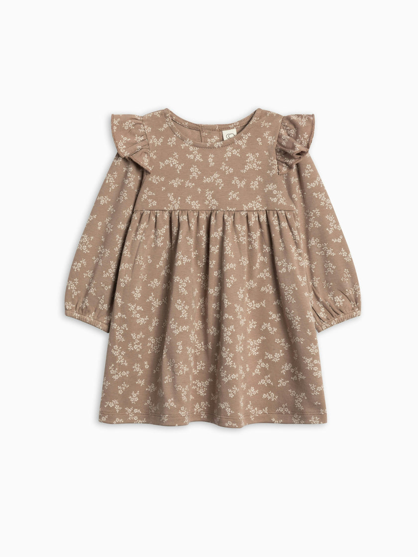 Mika Armhole Ruffle Long Sleeve Dress