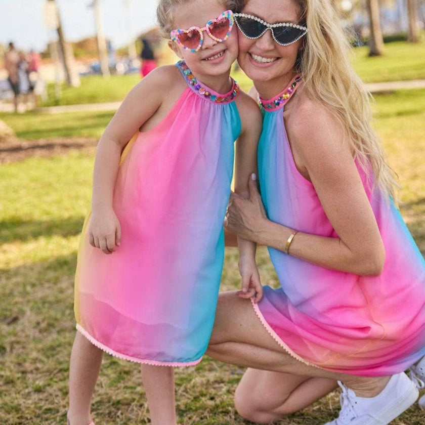 Women's Jeweled Rainbow Dress