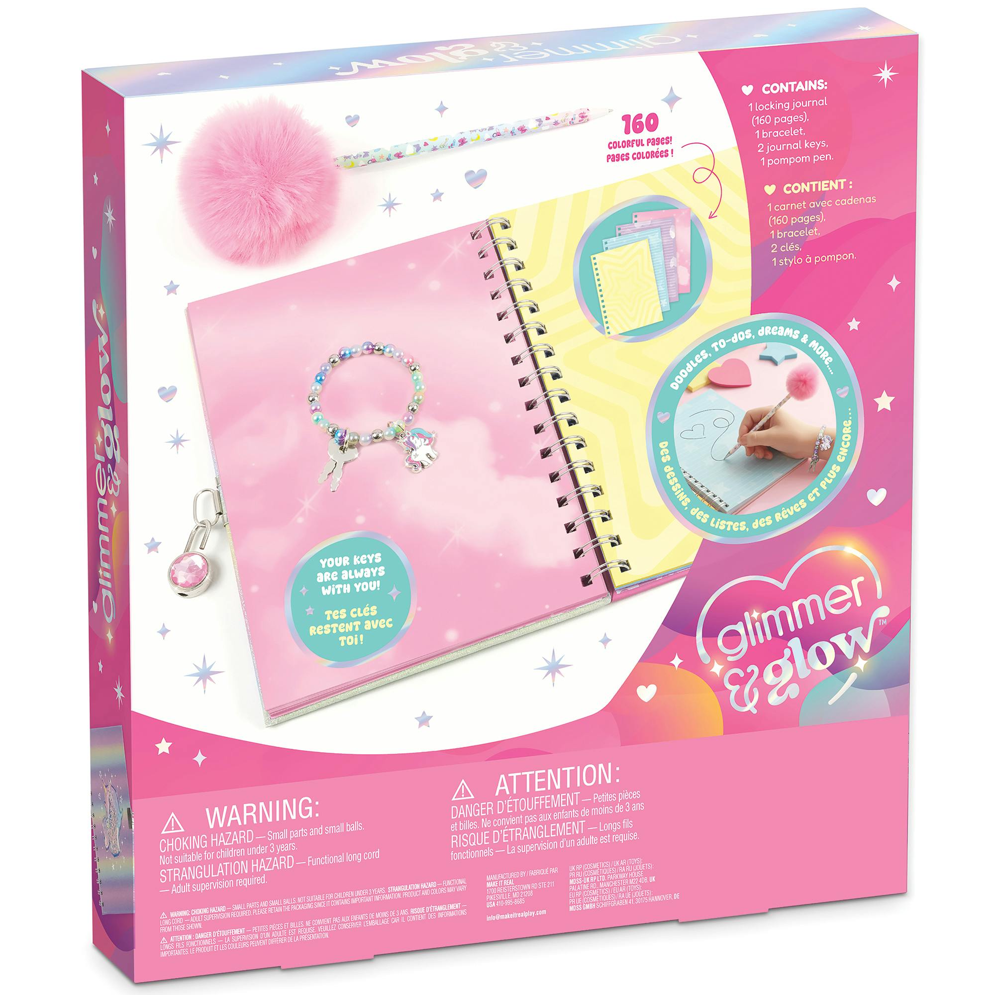 G&G: Locking Journal Set - Unicorn