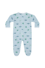 Sea Life Zipper Footie