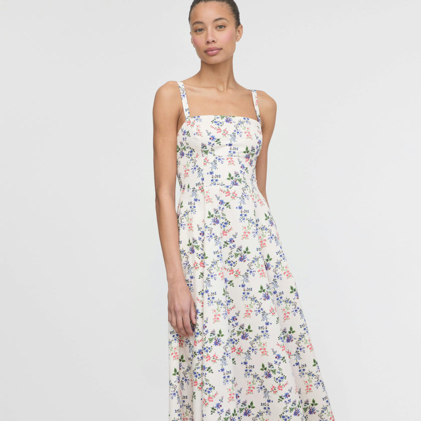 The Margot Dress - Pink Scallop Bow Chintz