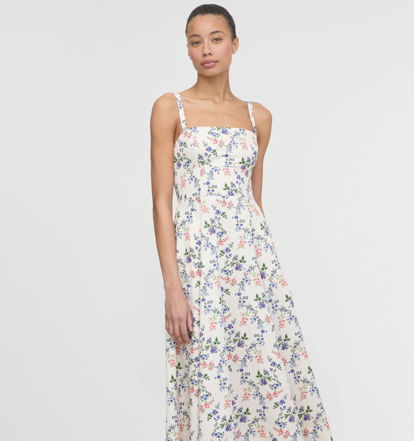 The Margot Dress - Pink Scallop Bow Chintz